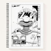 Toonami TOM 5 & SARA Comic Style Bumper Notizblock (Vorderseite)