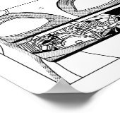 Toonami TOM 5 & SARA Comic Style Bumper Poster (Ecke)