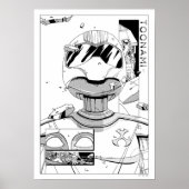 Toonami TOM 5 & SARA Comic Style Bumper Poster (Vorne)