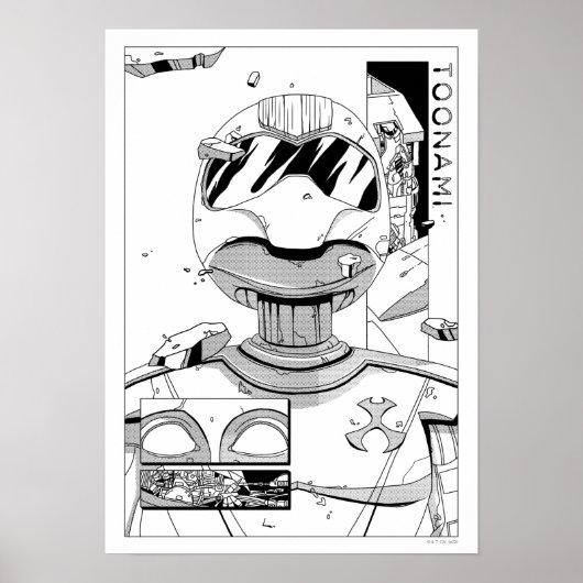 Toonami TOM 5 & SARA Comic Style Bumper Poster (Vorne)