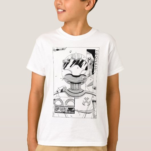 Toonami TOM 5 & SARA Comic Style Bumper T-Shirt (Vorderseite)