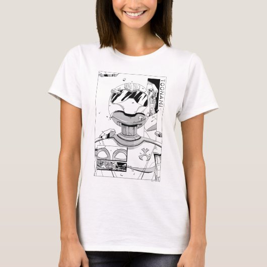 Toonami TOM 5 & SARA Comic Style Bumper T-Shirt (Vorderseite)