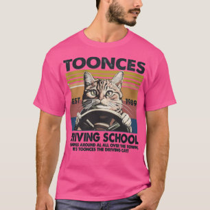 Toonces Fahrschule Est. 1989 - Die Fahrkatze T-Shirt