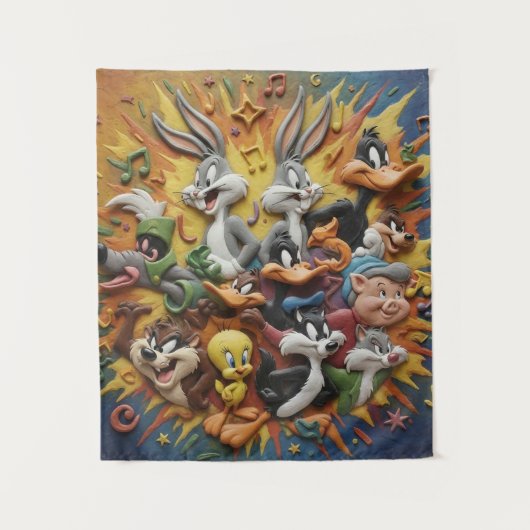 Toons Tapestry Wandteppich (Vorderseite)