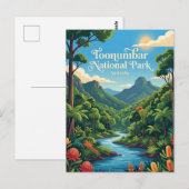 Toonumbar Nationalpark Australien Postkarte (Vorne/Hinten)