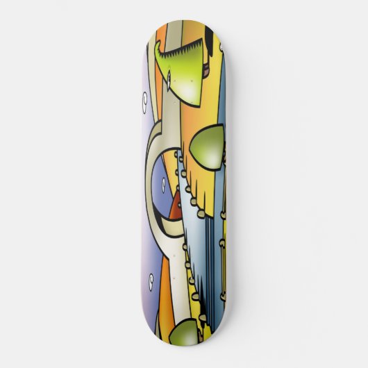 Toonville Skateboard (Vorderseite)