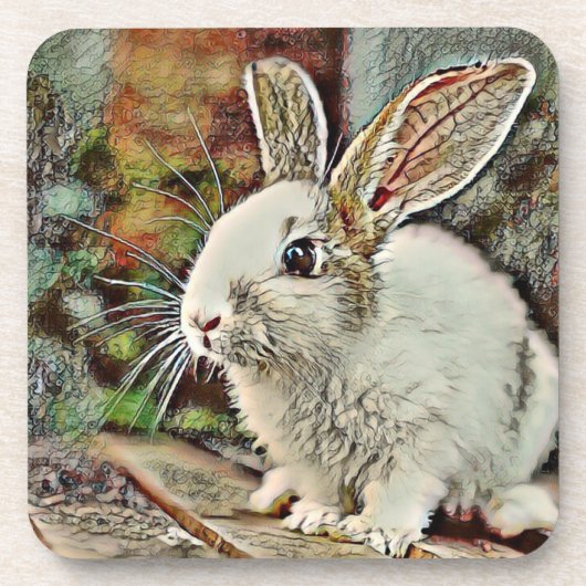 Toony Bunny Getränkeuntersetzer (Vorderseite)