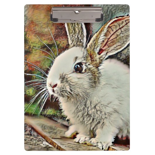 Toony Bunny Klemmbrett (Vorderseite)