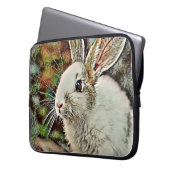 Toony Bunny Laptopschutzhülle (Vorderseite Links)
