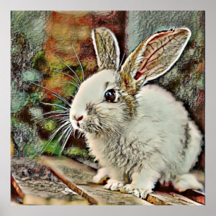 Toony Bunny Poster