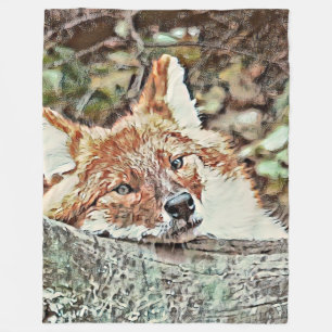 Toony Fox Fleecedecke