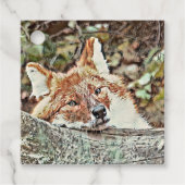 Toony Fox Geschenkanhänger (Vorderseite)