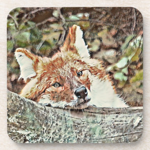 Toony Fox Getränkeuntersetzer