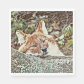 Toony Fox Serviette (Vorderseite)