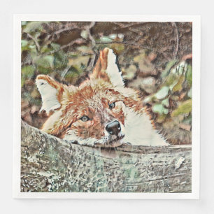 Toony Fox Serviette