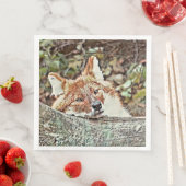 Toony Fox Serviette (Beispiel)