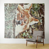 Toony Fox Wandteppich (Beispiel (Horizontal))