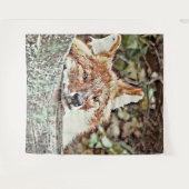 Toony Fox Wandteppich (Vorderseite (Horizontal))