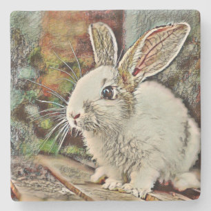 toony Häschen Steinuntersetzer