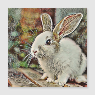 Toony Hase Magnetkarte