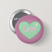Toony Herz-Liebe-Knopf Button (Vorne & Hinten)