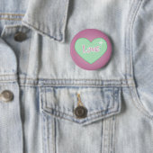 Toony Herz-Liebe-Knopf Button (Beispiel)