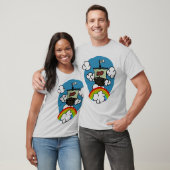 Toony Himmel-Schiff T-Shirt (Unisex)