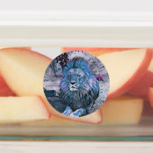 Toony Löwe blau Etiketten (Befestigt)