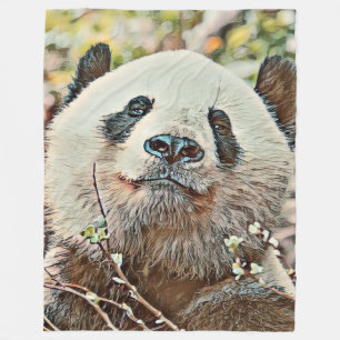 Toony Panda Fleecedecke