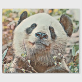 Toony Panda Geschenkpapier (Flach)