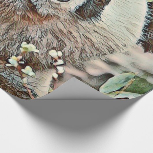 Toony Panda Geschenkpapier (Ecke)