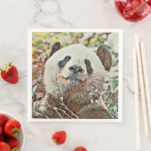 Toony Panda Serviette (Beispiel)