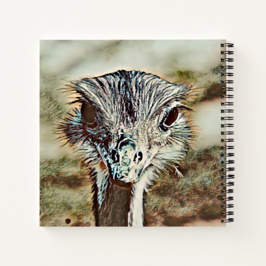 Toony Strauß Notizblock (Rückseite)