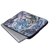 Toony Tiger blau Laptopschutzhülle (Vorne Knopf)