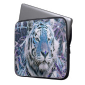 Toony Tiger blau Laptopschutzhülle (Vorderseite Links)