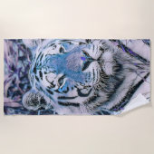 Toony Tiger blau Strandtuch (Vorderseite)