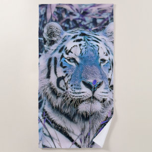 Toony Tiger blau Strandtuch