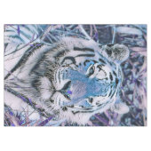 Toony Tiger blau Tischdecke (Vorderseite (Horizontal))