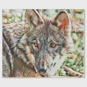 Toony Wolf Geschenkpapier (Flach)