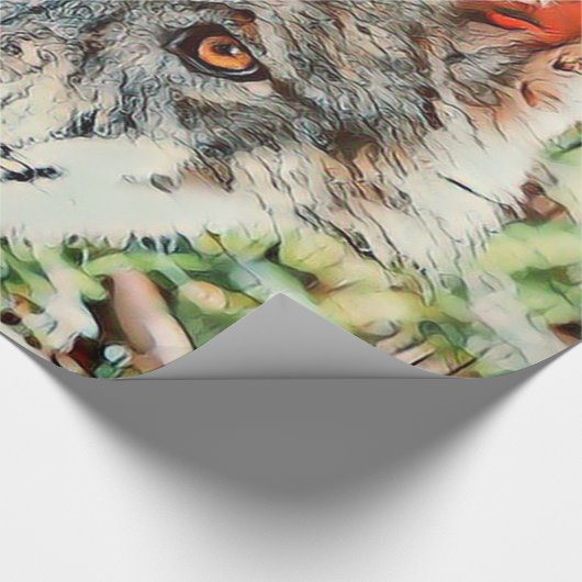 Toony Wolf Geschenkpapier (Ecke)