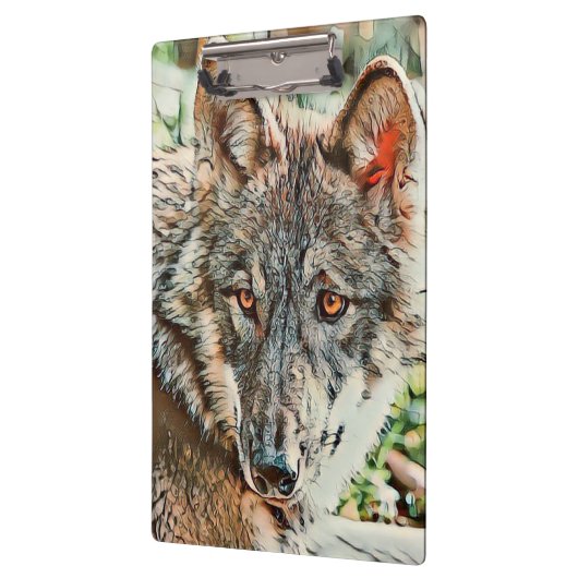 Toony Wolf Klemmbrett (Links)