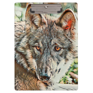 Toony Wolf Klemmbrett