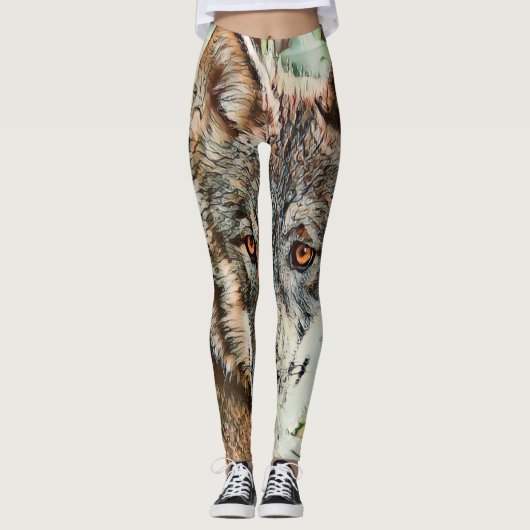 Toony Wolf Leggings (Vorderseite)