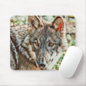 Toony Wolf Mousepad (Mit Mouse)