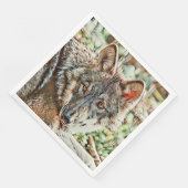 Toony Wolf Serviette (Ecke)