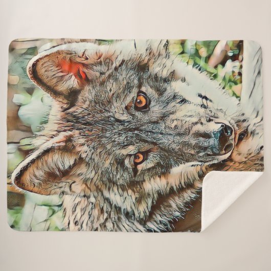 Toony Wolf Sherpadecke (Vorderseite (Horizontal))