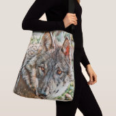 Toony Wolf Tragetaschen Mit Langen Trägern (Von Nahem)