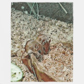 Toony Zwergmäuse Fleecedecke (Vorderseite)