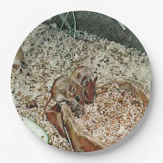 Toony Zwergmäuse Pappteller (Vorderseite)