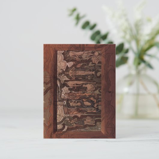 Toorop, Jan Das Lied der Zeit 1893 Technique Paste Postkarte (Stehend Vorderseite)